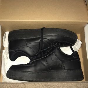 Nike Black Air Force One